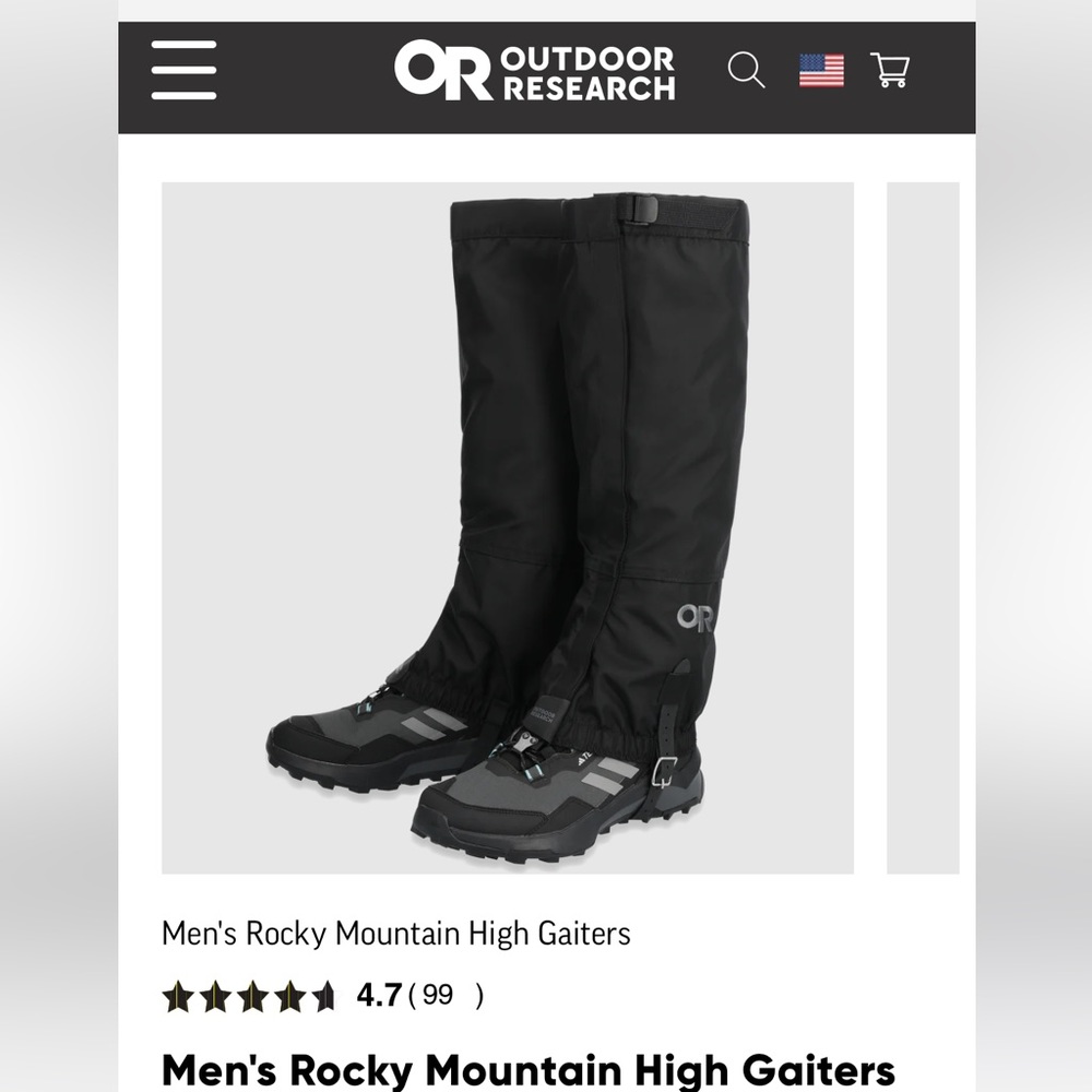 Outdoor Research Rocky Mountain High Gators